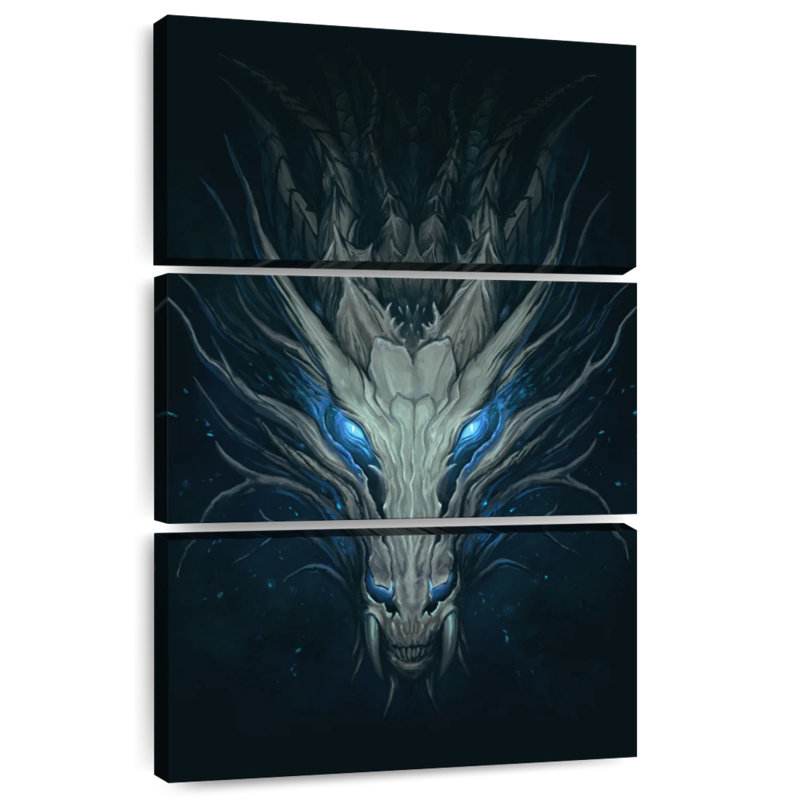 Kelan Blue Eyed Dragon, 38" H x 24" W