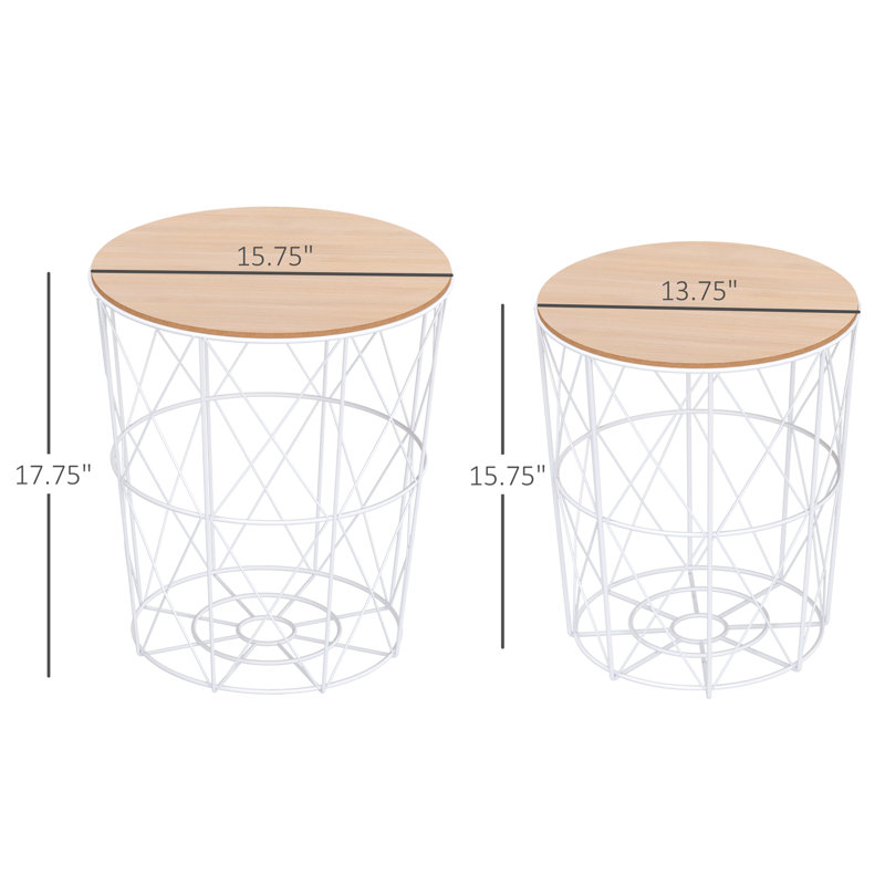 Ensemble de tables basses 2 pièces Annalena