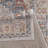 8'x10' Area Rug With Vintage Medallion Design, , Deep Blue & Orange, Easy To Clean Ornament 8x10' Carpet, Rich Medium Soft Pile, Stain For Decorative Purposes