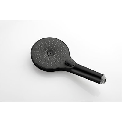 Douche à main noire matte avec boyau de 59 pouces et barre coulissante de 28 pouces, acier inoxydable, tête réglable pour une douche bar agréable, boyau, noir, bien nettoyé