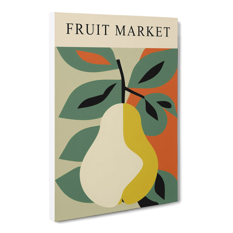 Pear Fruit Market Exhibition Vol.10 - Wrapped Canvas Print, 76cm H x 50cm W x 3cm D