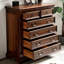 Armoire décorative en bois massif American Style