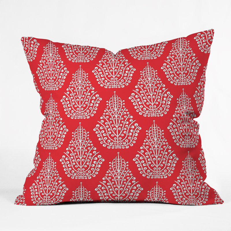Coussin décoratif intérieur/extérieur rites, 16 po x 16 po
