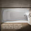 Baignoire tourbillon 72 "x 36" Mariposa®-89286609-10978430