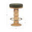 Tabouret pivotant Nio vert foncé-131437595