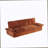 94.5" King Size Pull Out Sofa Bed,3-In-1 Convertible Sleeper Sofa,Multi-Functional Corduroy  Bed,Orange-618539247
