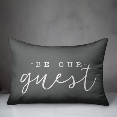 Textual Outdoor Throw Pillow