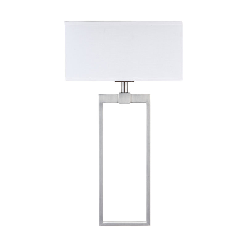 Flush Mounted Sconce, Brushed Nickel