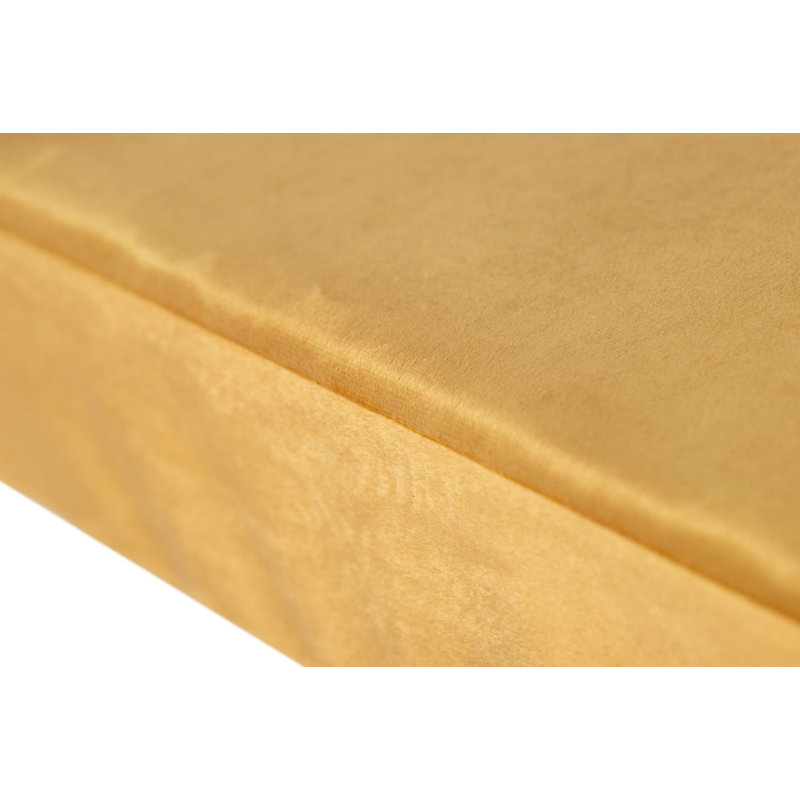 Orthopedic Polyester Pet Bed, 11cm H x 95cm W x 75cm D, Yellow