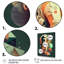 Astronaut and Vivid Shapes, reproduction d'art sur toile-832181741-832181738