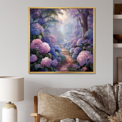 " Purple Hydrangea Enchanted Garden "