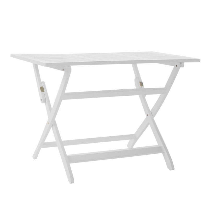 POSITANO 43.5'' FOLDABLE TABLE, White