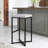 Rosetta Backless Upholstered Stool with Iron Frame -1148940328