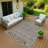 Machine Washable Indoor/Outdoor Brenden ACN2244 Navajo Rug-770067500