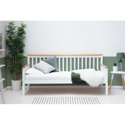 Demers Solid Wood Daybed with Mattress