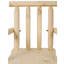 Tabouret de bar rustique en bois de sapin (sans la table)-1993065971