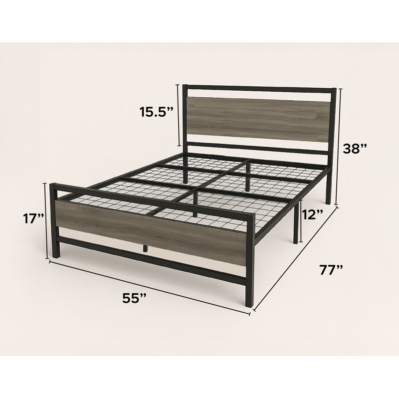 Lit plateforme 39 po, Complète