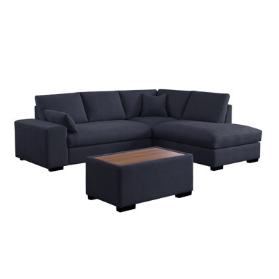 Mavra Upholstered L-Shaped Sectional Right Hand Facing