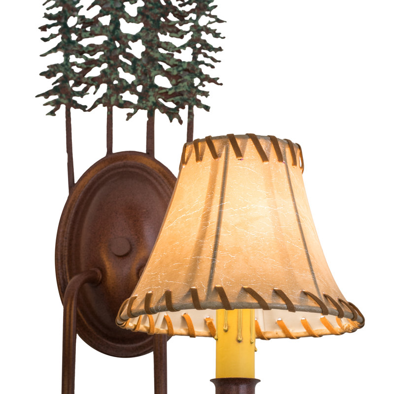 Lampe murale bougie 2 lumières