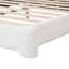Lit double rembourré Cozy White