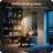  69.3"Led Dimmable Floor Lamp With Rgb Galaxy Projector Double Sided Corner Light Rotatable
