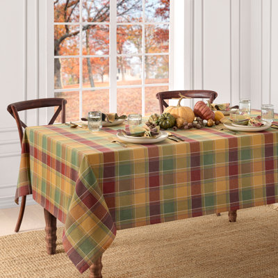 Douai Plaid Tablecloth
