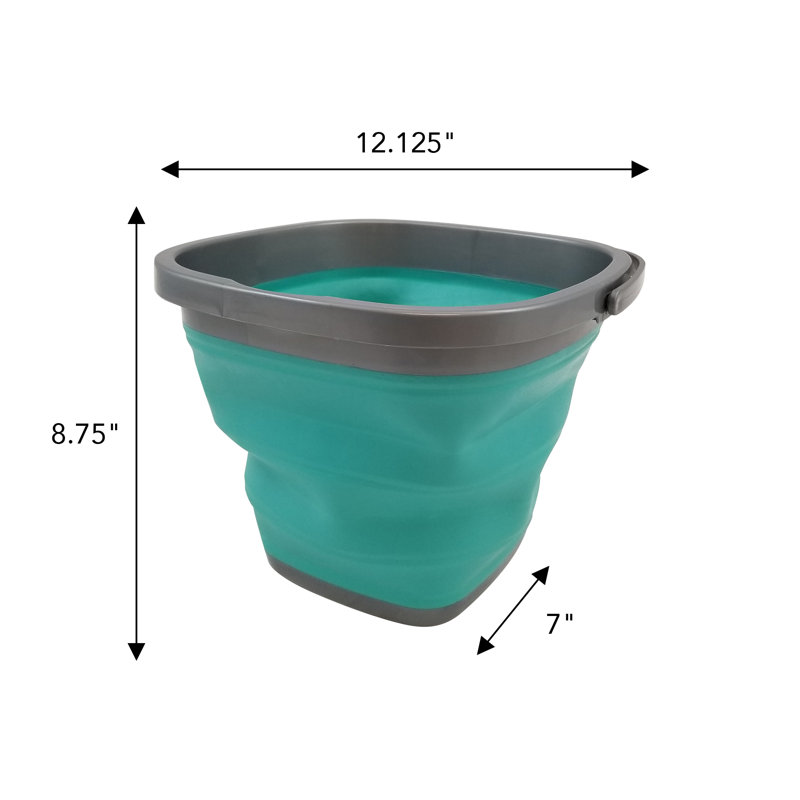 Seau de plastique portatif robuste pour ranger et ranger