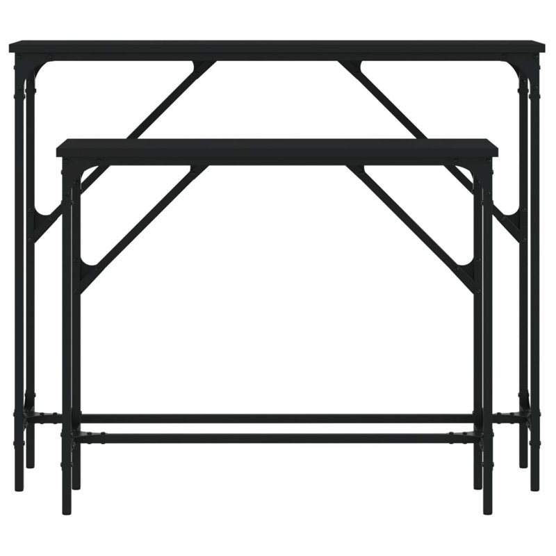 95cm Console Table, Black