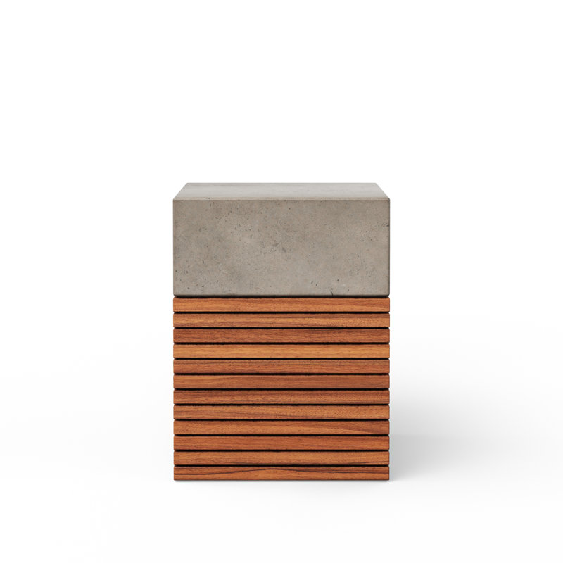Mixx Accent Stool, Concrete