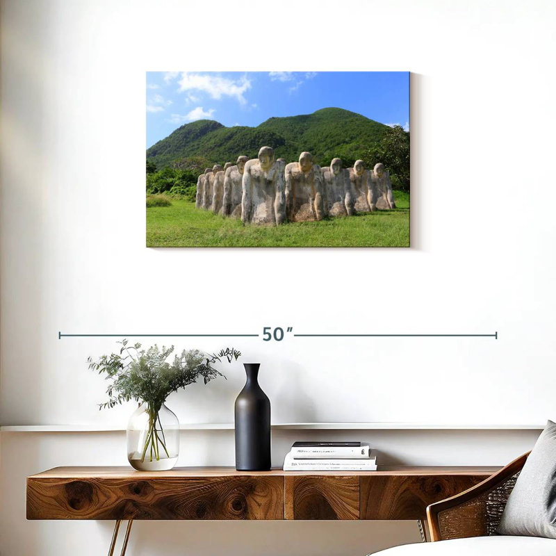 Anse Cafard Slave Memorial, 20" H x 30" W