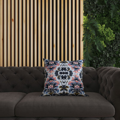 Coussin décoratif intérieur / extérieur en damas Rapture