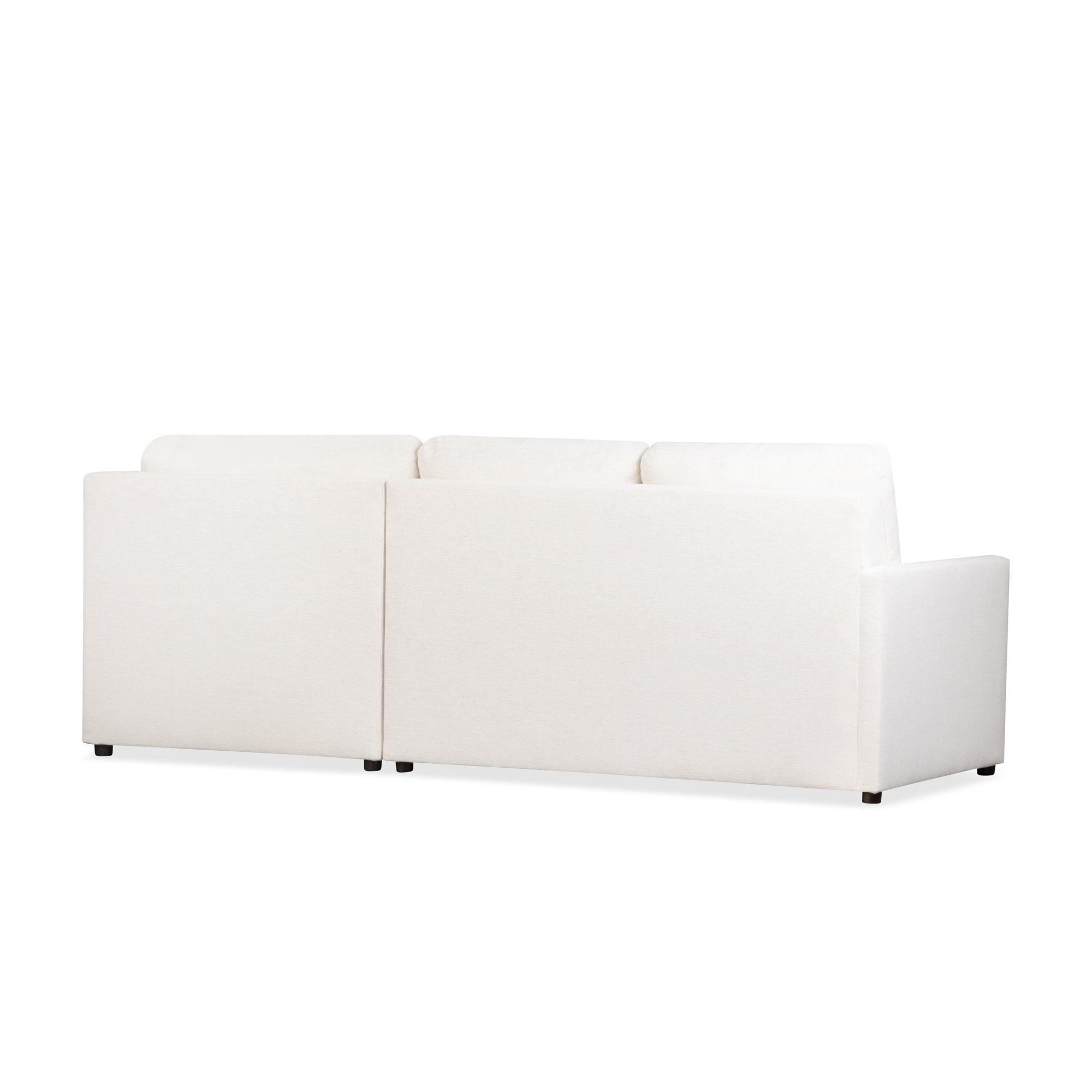 Savannah Upholstered Corner Sectional, Lena Off White Performance Linen Blend