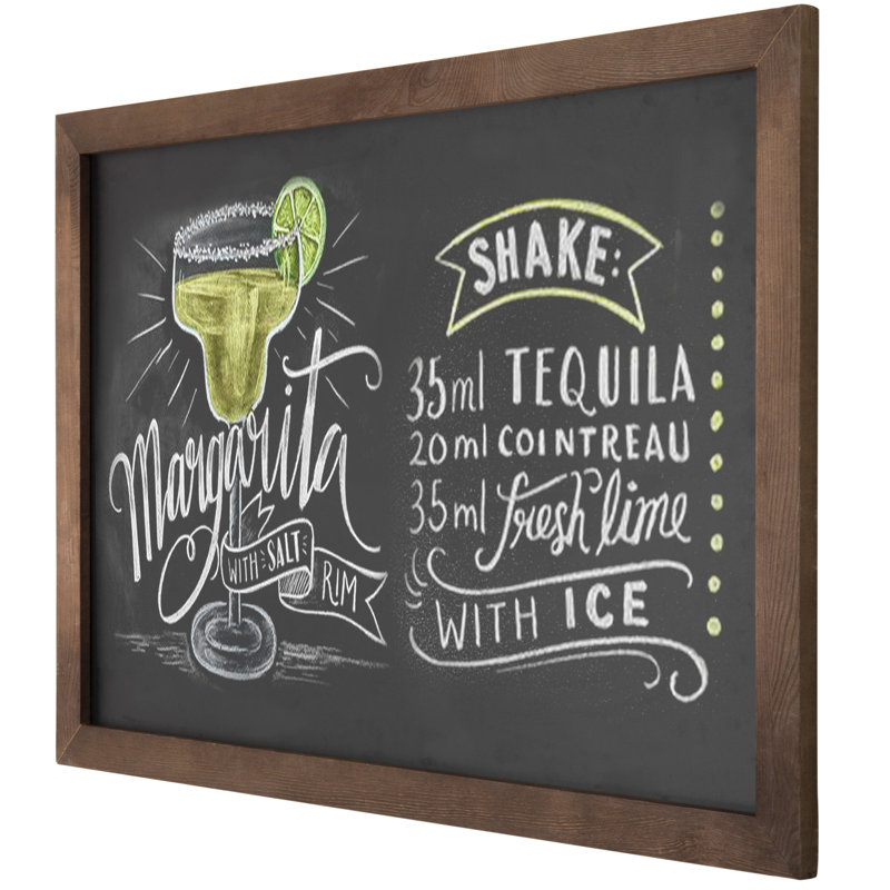 Wall Fiberboard Small - 2' - 4' Chalkboard