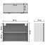 Hanging Cabinet 80X31x60 Cm-1242029042