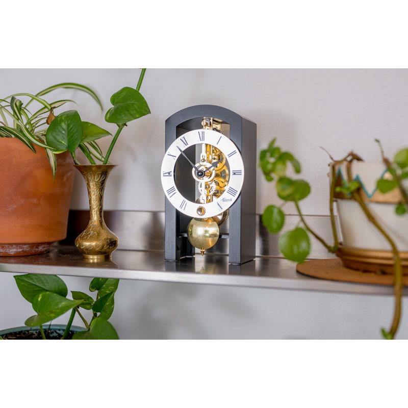 Patterson Mechanical Clock, Black