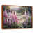 Toile avec cadre flottant brun