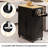 26"W Rolling Kitchen Island Table On Wheels With Drop Leaf-1756256461