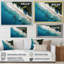 Plage relaxante vue aérienne I - plage, art mural-1419538523-1419538521