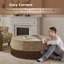 Grande table basse avec repose-pieds Bungalow Rose