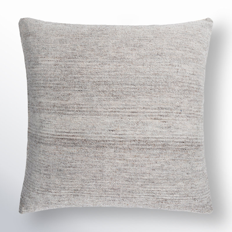 Rylie Cotton Blend Throw Pillow, 20" x 20", Down