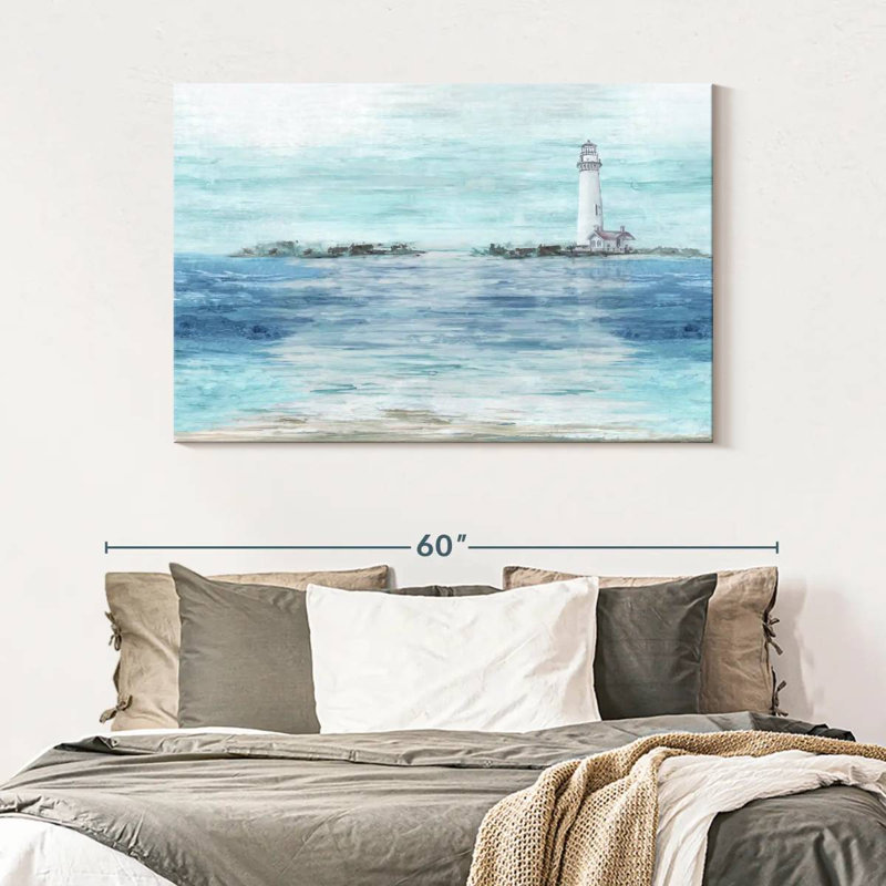 Gillard Coastal Lighthouse View, 32" H x 48" W