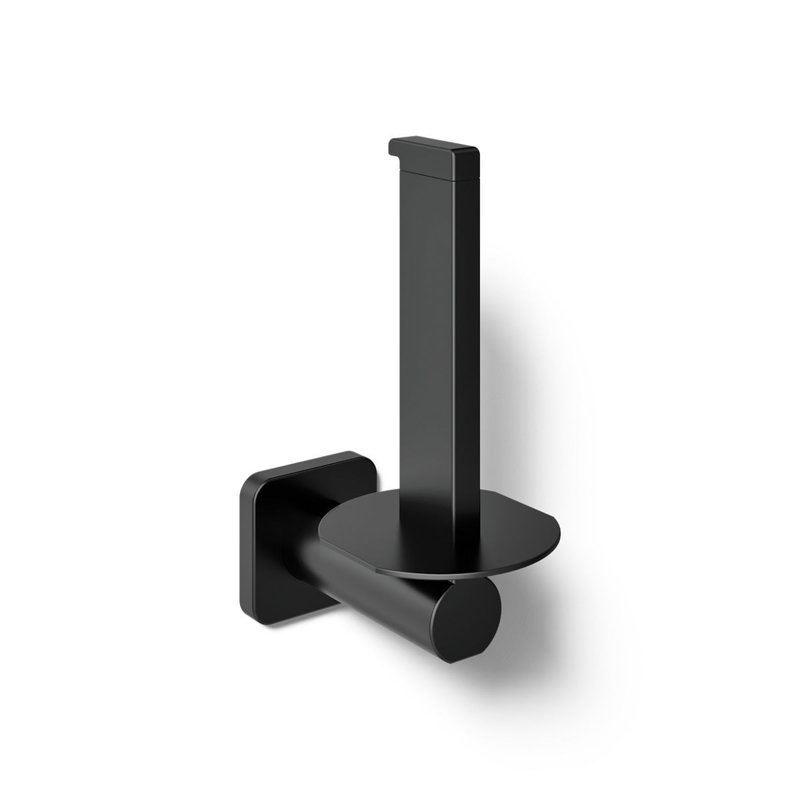 Parallel Vertical Toilet Paper Holder, Matte Black