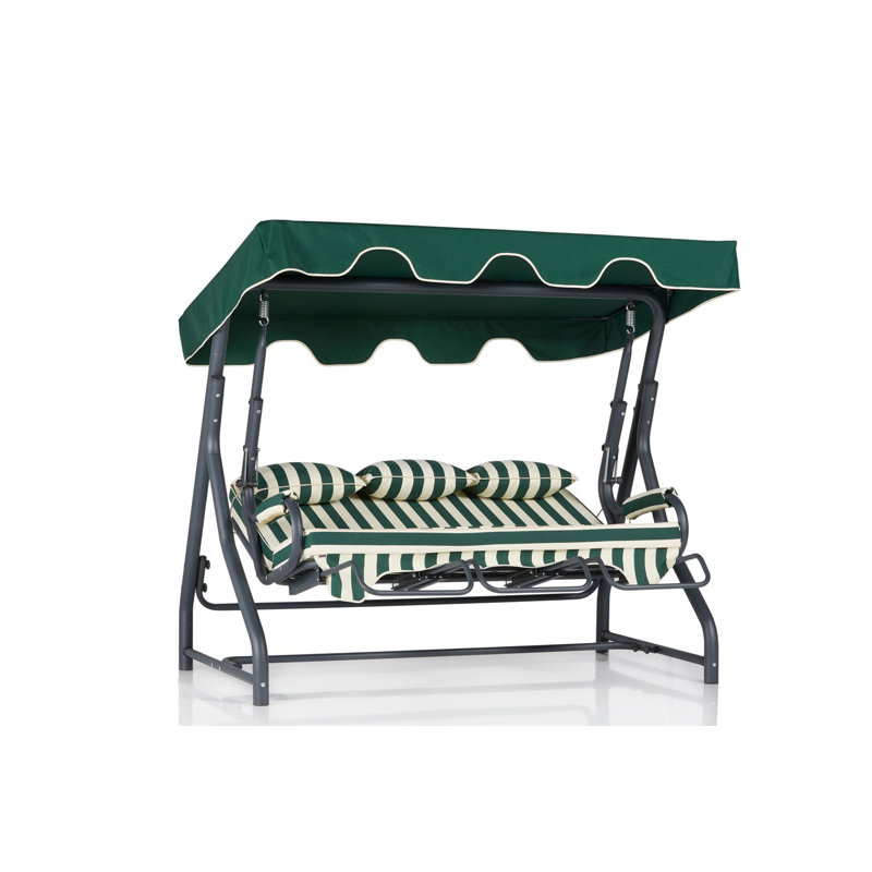 Chaise hamac, Vert / vert / blanc