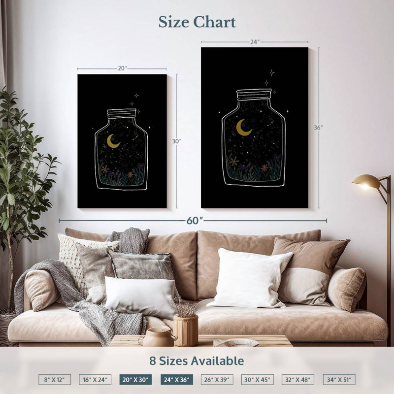 Alvord Celestial Jar, 36" H x 24" W