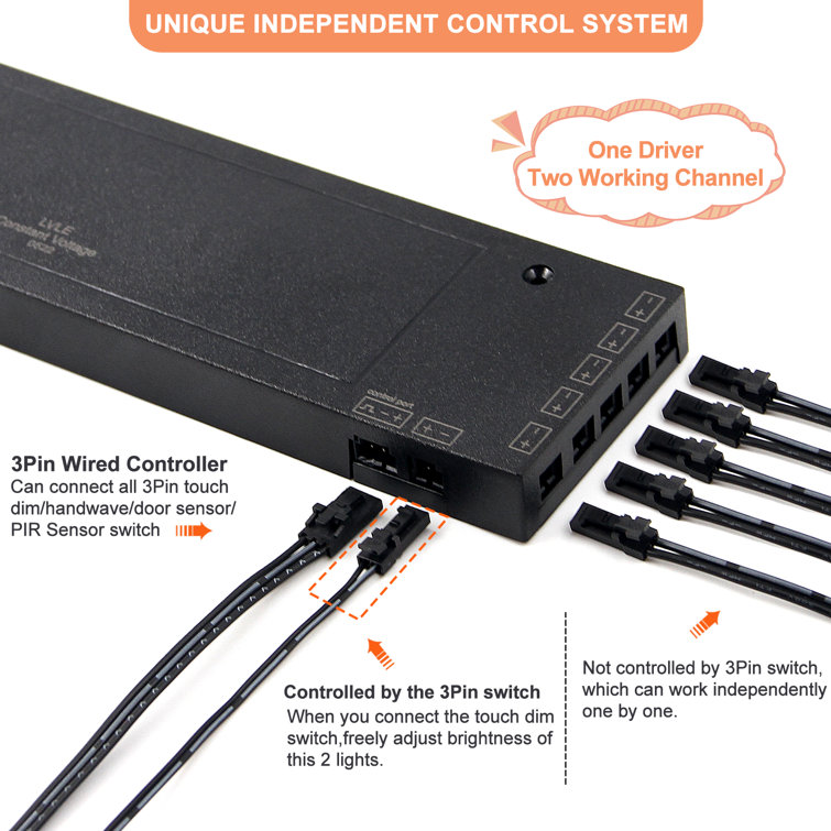 VST 12V&90W Output Led Driver With Jst Connector For Strip Lights And ...