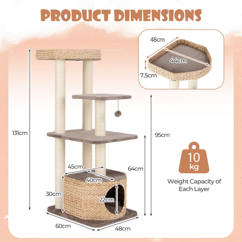 131cm H Cat Tree