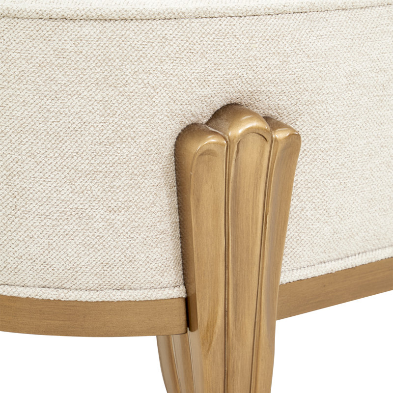 Camellia Field Upholstered Bench
