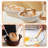 9-Piece Round & Oval Bread Proofing Basket Set with Essential Baking Tools
