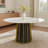 53.14" Modern Round Sintered Stone Dining Table-1954136167