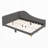 Upholstered Daybed with Headboard and Armrest-674344485-674344491